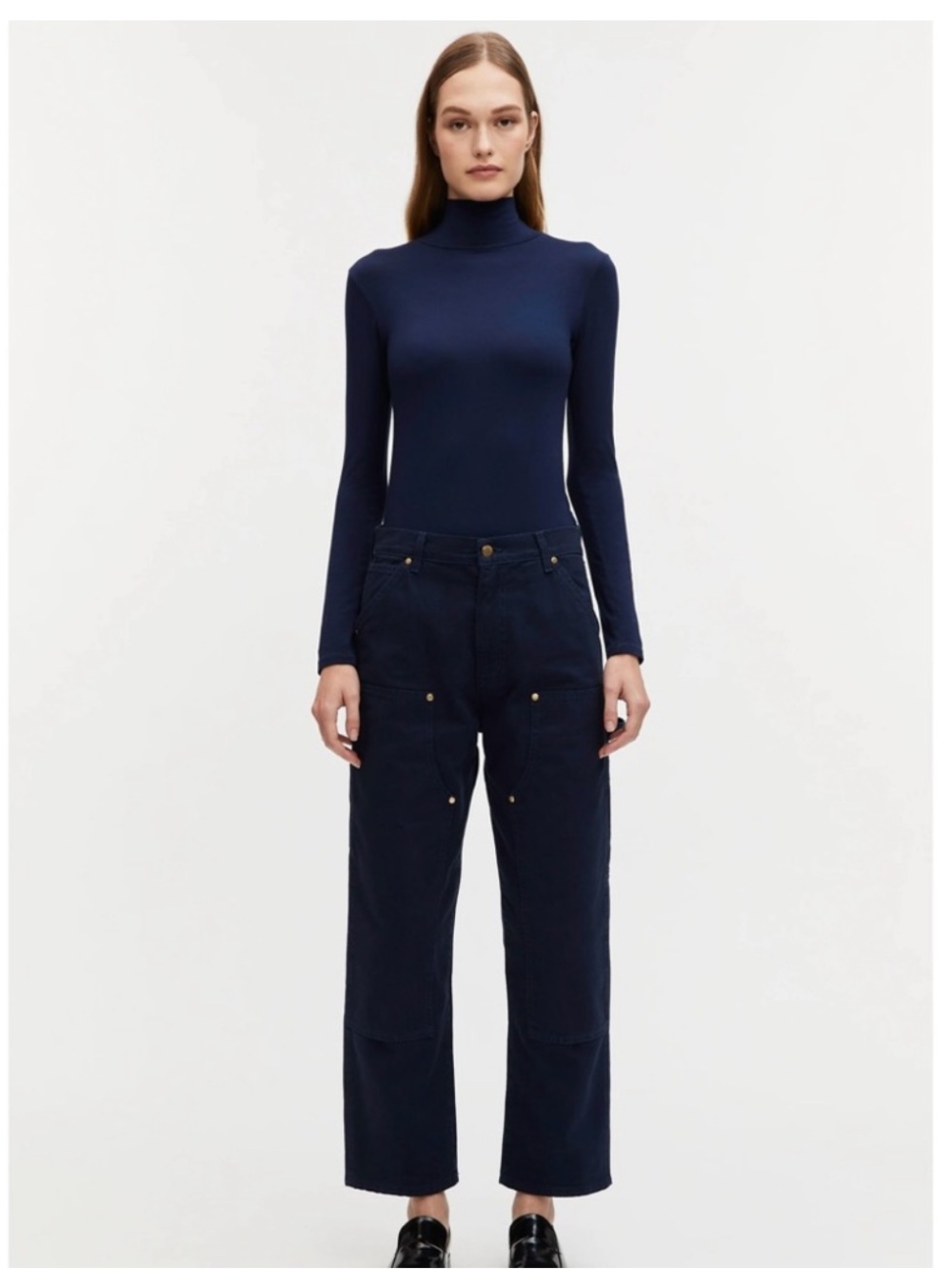 Revolve Renggli Work Cargo Pants in Oxford Blue women’s size 27
